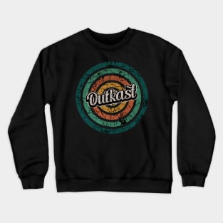 Outkast // Retro Circle Crack Vintage Crewneck Sweatshirt